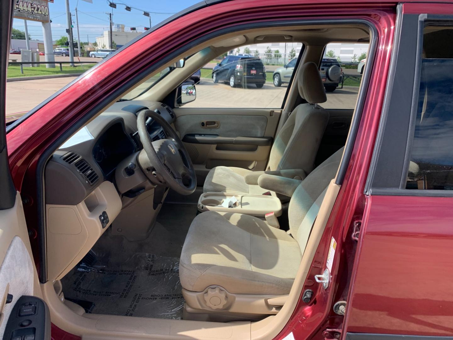 2005 red Honda CR-V EX 4WD AT (JHLRD78855C) with an 2.4L L4 DOHC 16V engine, 5-Speed Automatic Overdrive transmission, located at 14700 Tomball Parkway 249, Houston, TX, 77086, (281) 444-2200, 29.928619, -95.504074 - Photo#8