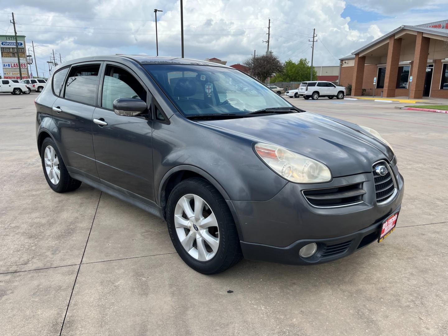 2007 SILVER Subaru B9 Tribeca 5-Passenger (4S4WX82D074) with an 3.0L H6 DOHC 24V engine, 5-Speed Automatic Overdrive transmission, located at 14700 Tomball Parkway 249, Houston, TX, 77086, (281) 444-2200, 29.928619, -95.504074 - Photo#0