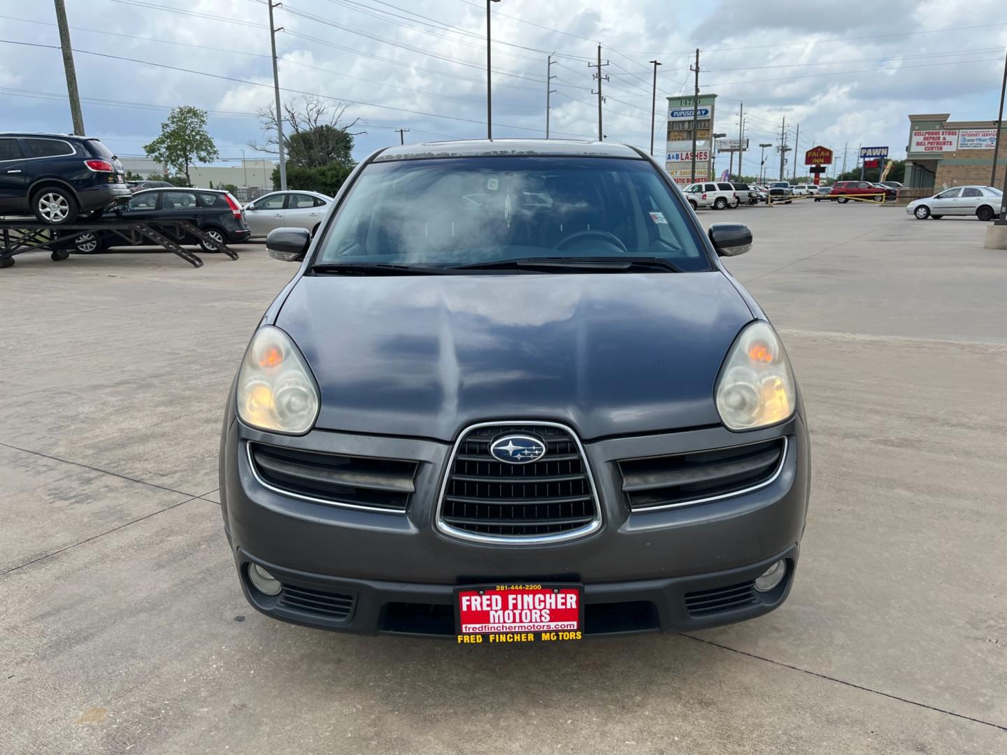 2007 SILVER Subaru B9 Tribeca 5-Passenger (4S4WX82D074) with an 3.0L H6 DOHC 24V engine, 5-Speed Automatic Overdrive transmission, located at 14700 Tomball Parkway 249, Houston, TX, 77086, (281) 444-2200, 29.928619, -95.504074 - Photo#1