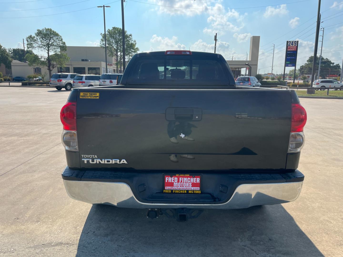 2008 Black /TAN Toyota Tundra SR5 Double Cab 5.7L 2WD (5TFRV54128X) with an 5.7L V8 DOHC 32V engine, 6-Speed Automatic Overdrive transmission, located at 14700 Tomball Parkway 249, Houston, TX, 77086, (281) 444-2200, 29.928619, -95.504074 - Photo#5