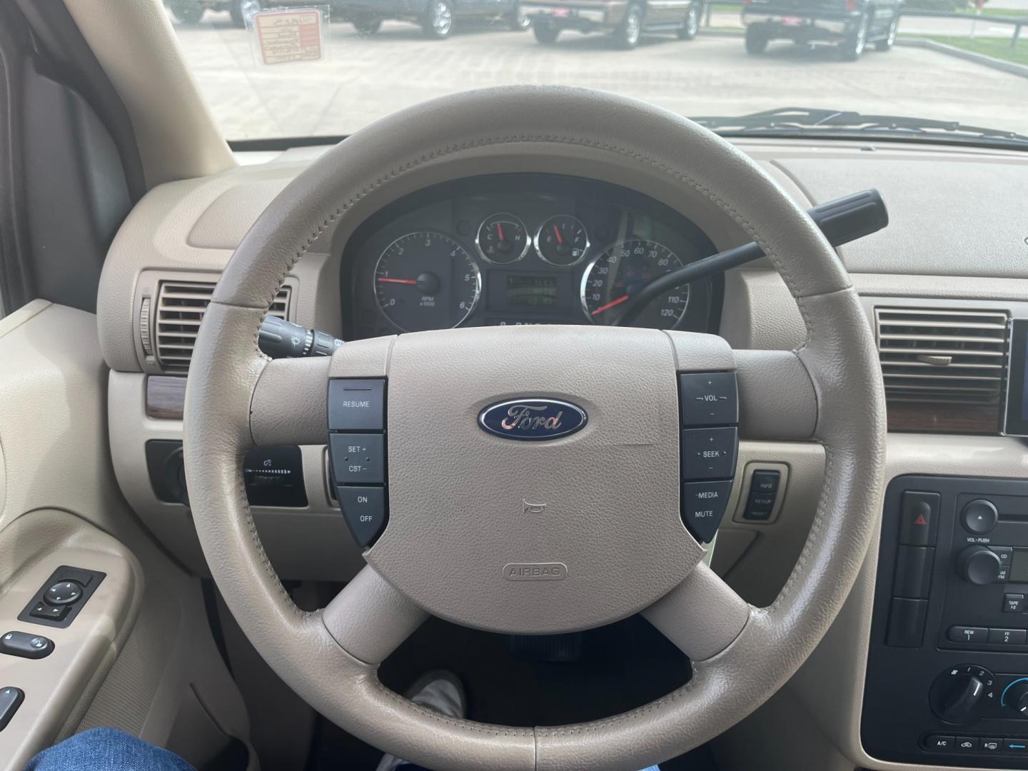 2004 green /TAN Ford Freestar SEL (2FMZA52264B) with an 4.2L V6 OHV 12V engine, 4-Speed Automatic Overdrive transmission, located at 14700 Tomball Parkway 249, Houston, TX, 77086, (281) 444-2200, 29.928619, -95.504074 - Photo#13