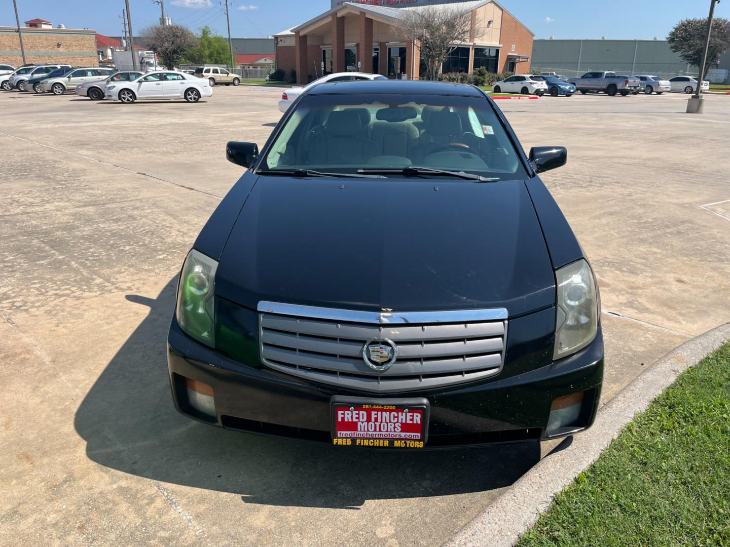 2005 Black /TAN Cadillac CTS 3.6L (1G6DP567050) with an 3.6L V6 DOHC 24V engine, Automatic transmission, located at 14700 Tomball Parkway 249, Houston, TX, 77086, (281) 444-2200, 29.928619, -95.504074 - Photo#1