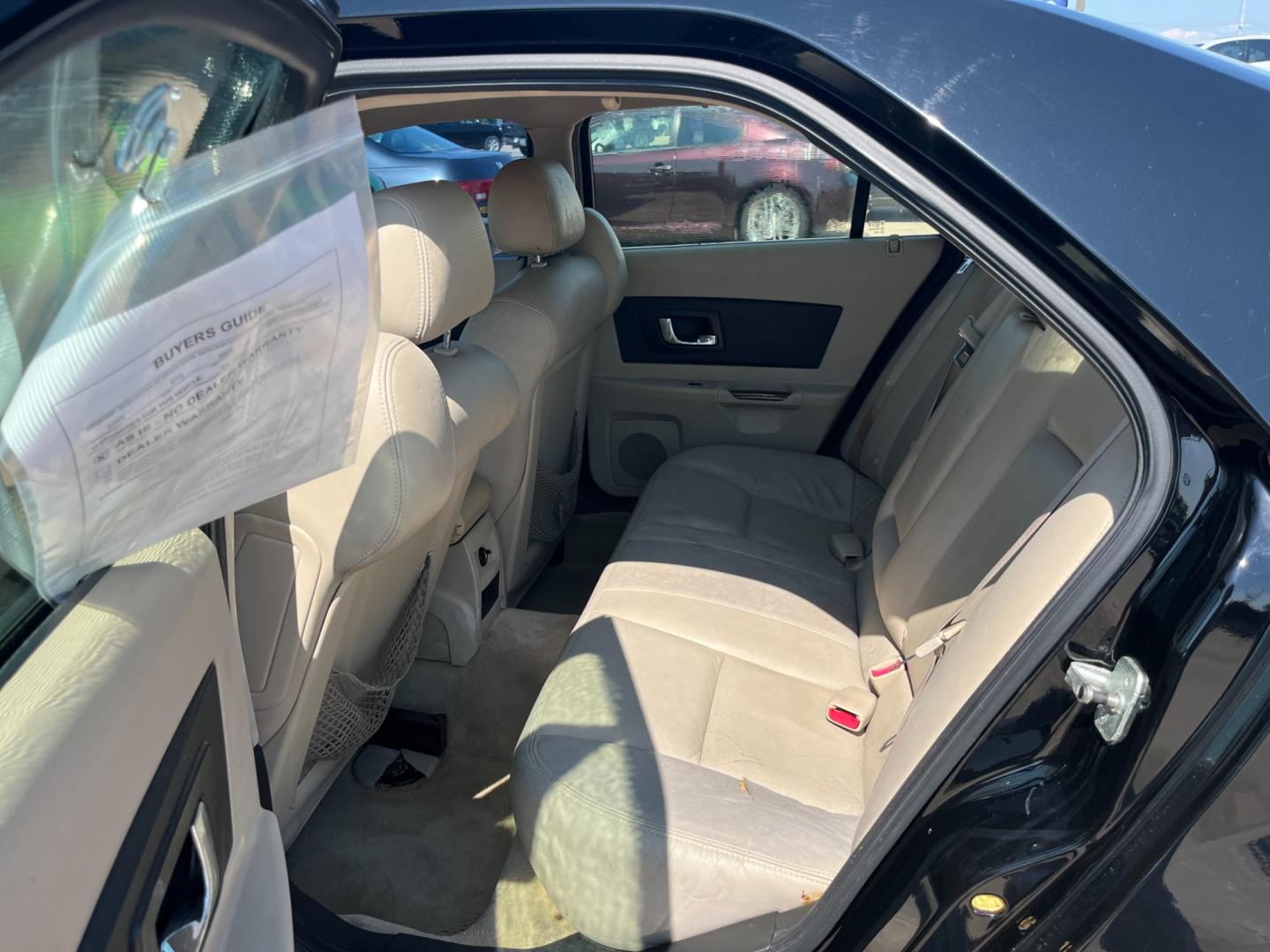 2005 Black /TAN Cadillac CTS 3.6L (1G6DP567050) with an 3.6L V6 DOHC 24V engine, Automatic transmission, located at 14700 Tomball Parkway 249, Houston, TX, 77086, (281) 444-2200, 29.928619, -95.504074 - Photo#9