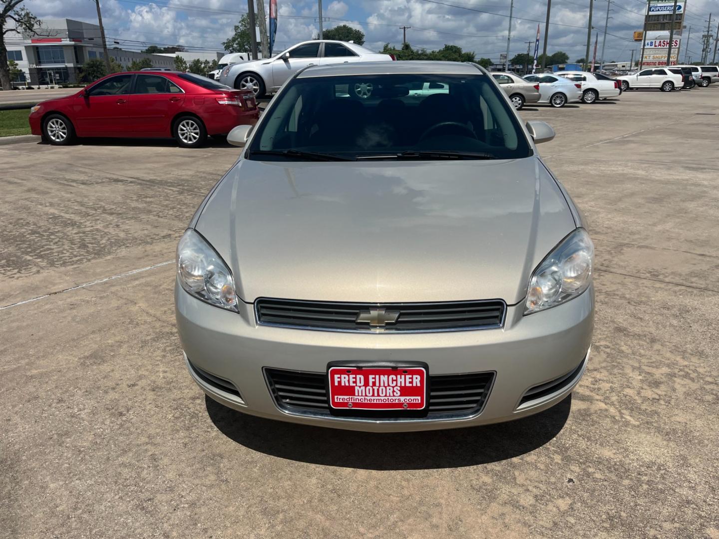 2010 GOLD /TAN Chevrolet Impala LS (2G1WA5EK7A1) with an 3.5L V6 OHV 16V FFV engine, 4-Speed Automatic Overdrive transmission, located at 14700 Tomball Parkway 249, Houston, TX, 77086, (281) 444-2200, 29.928619, -95.504074 - Photo#1