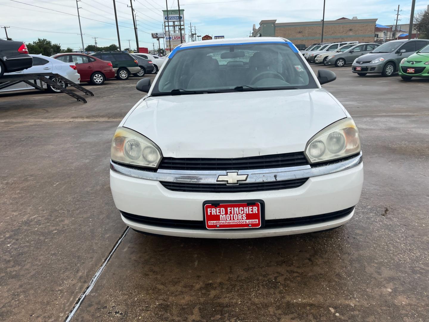 2005 white /TAN Chevrolet Malibu MAXX LS (1G1ZT62875F) with an 3.5L V6 OHV 12V engine, 4-Speed Automatic Overdrive transmission, located at 14700 Tomball Parkway 249, Houston, TX, 77086, (281) 444-2200, 29.928619, -95.504074 - Photo#1