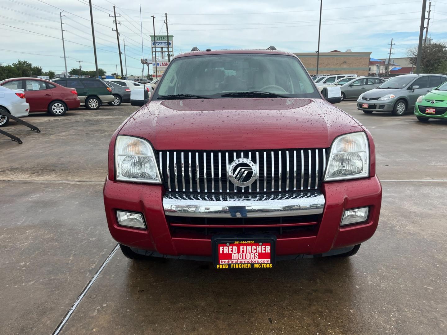 2008 red /tan Mercury Mountaineer (4M2EU38848U) , Automatic transmission, located at 14700 Tomball Parkway 249, Houston, TX, 77086, (281) 444-2200, 29.928619, -95.504074 - Photo#1