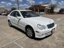 2005 white /TAN Mercedes-Benz C-Class C320 Sport Sedan (WDBRF64J05F) with an 3.2L V6 SOHC 18V engine, 5-Speed Automatic Overdrive transmission, located at 14700 Tomball Parkway 249, Houston, TX, 77086, (281) 444-2200, 29.928619, -95.504074 - Photo#0