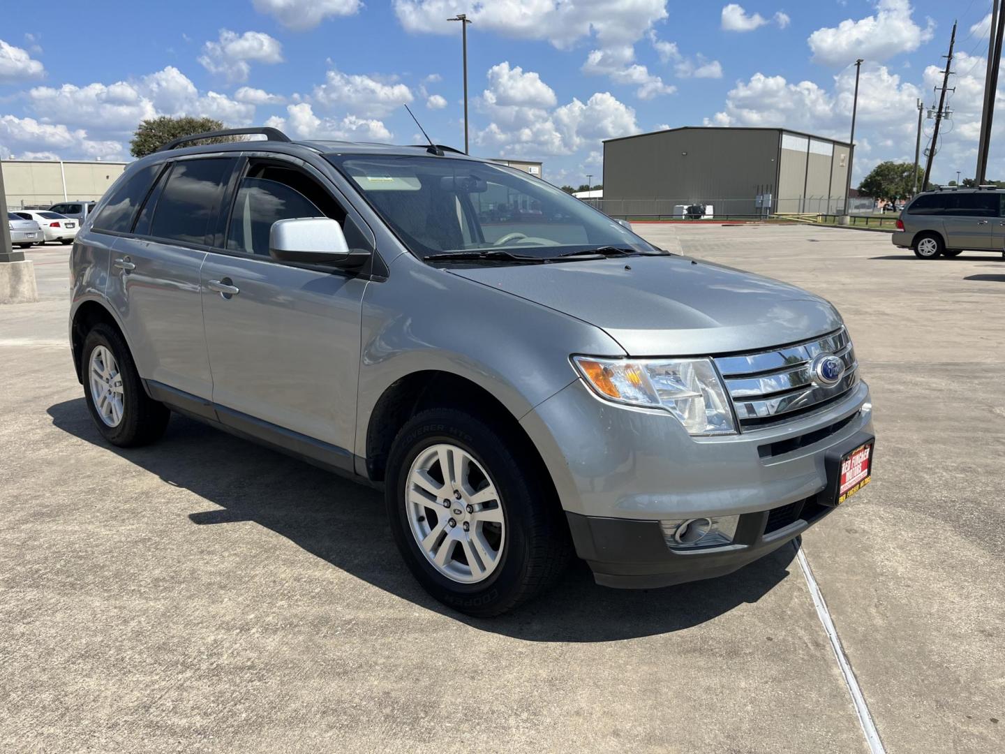 2007 blue /TAN Ford Edge SEL FWD (2FMDK38CX7B) with an 3.5L V6 DOHC 24V engine, 6-Speed Automatic Overdrive transmission, located at 14700 Tomball Parkway 249, Houston, TX, 77086, (281) 444-2200, 29.928619, -95.504074 - Photo#0