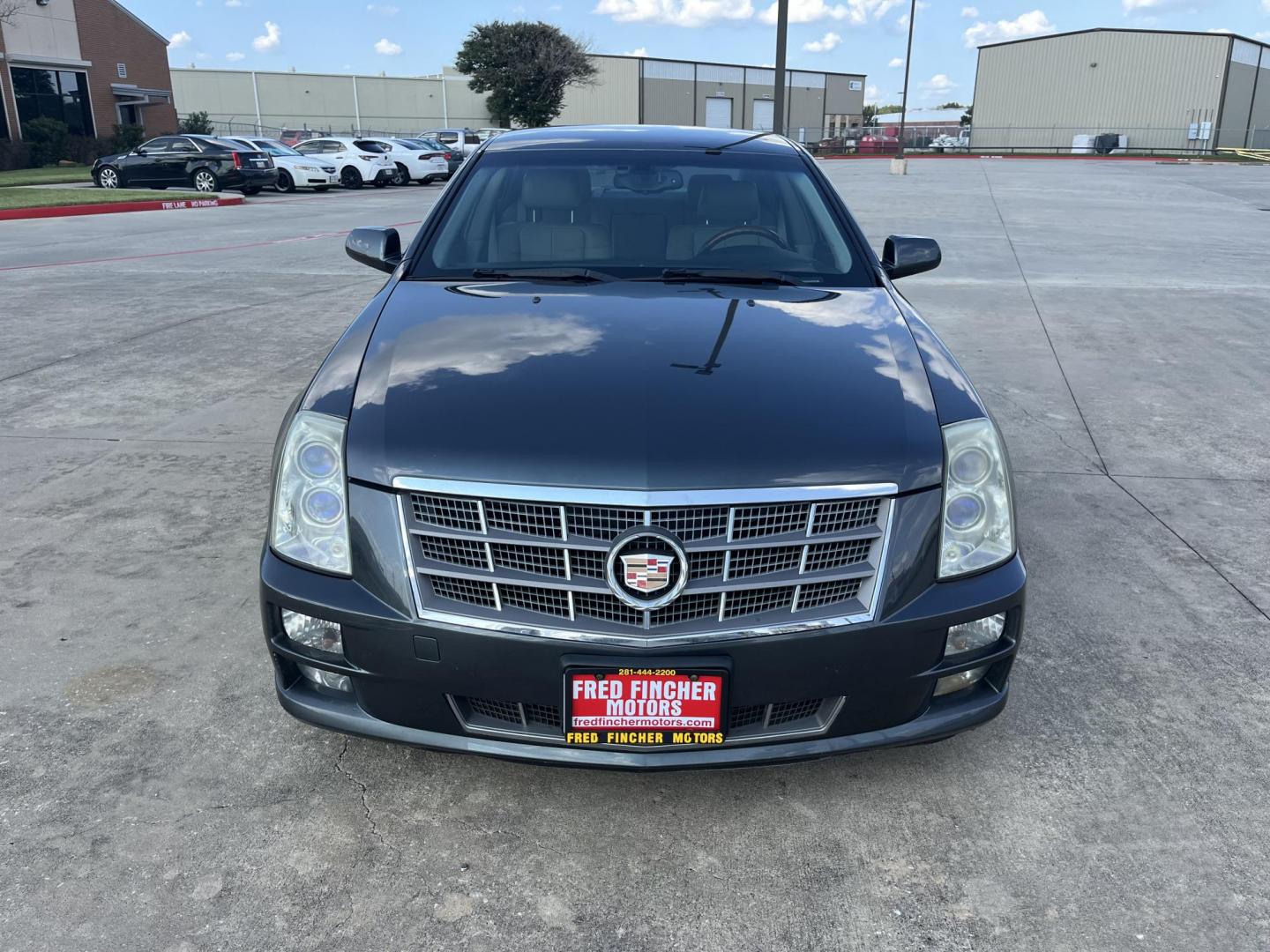 2008 GRAY /black Cadillac STS V8 Luxury (1G6DC67A280) with an 4.6L V8 DOHC 32V engine, 6-Speed Automatic Overdrive transmission, located at 14700 Tomball Parkway 249, Houston, TX, 77086, (281) 444-2200, 29.928619, -95.504074 - Photo#1