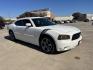 2008 white /black Dodge Charger R/T (2B3KA53H78H) with an 5.7L V8 OHV 16V engine, 5-Speed Automatic Overdrive transmission, located at 14700 Tomball Parkway 249, Houston, TX, 77086, (281) 444-2200, 29.928619, -95.504074 - Photo#0