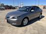 2007 GRAY /black Mazda MAZDA3 i Sport 4-Door (JM1BK12F171) with an 2.0L L4 DOHC 16V engine, Automatic Overdrive transmission, located at 14700 Tomball Parkway 249, Houston, TX, 77086, (281) 444-2200, 29.928619, -95.504074 - Photo#2