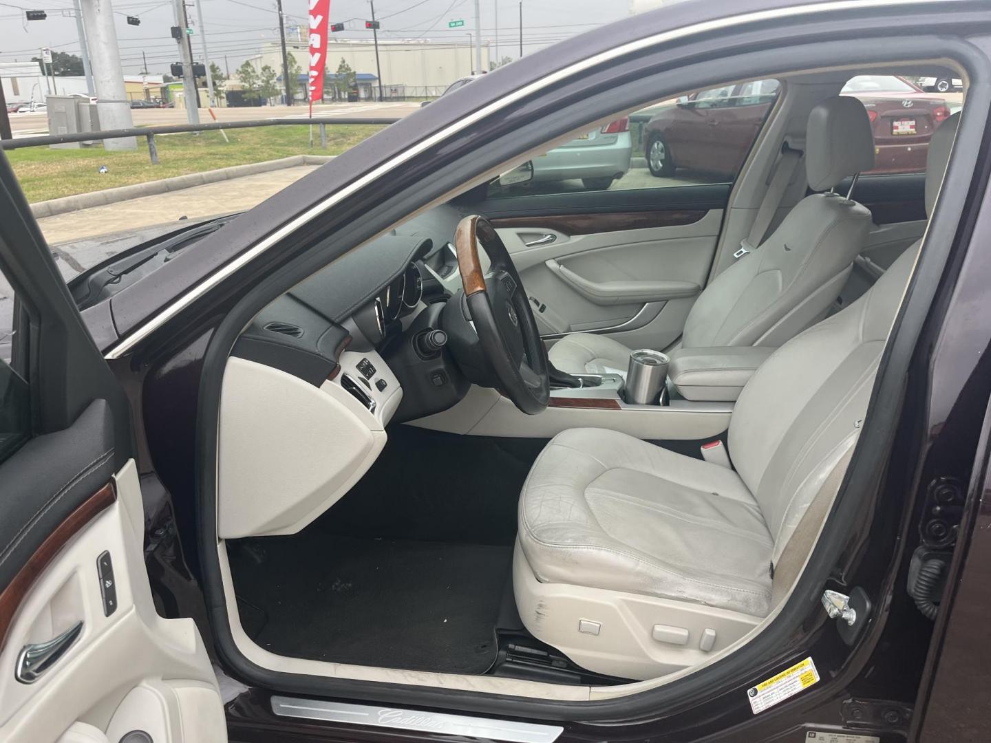 2008 maroom /TAN Cadillac CTS 3.6L SIDI AWD (1G6DS57V780) with an 3.6L V6 DOHC 24V engine, 5-Speed Automatic Overdrive transmission, located at 14700 Tomball Parkway 249, Houston, TX, 77086, (281) 444-2200, 29.928619, -95.504074 - Photo#7