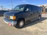 2003 blue /TAN Ford E-Series Van E-150 (1FDRE14L13H) with an 5.4L V8 SOHC 16V engine, 4-Speed Automatic transmission, located at 14700 Tomball Parkway 249, Houston, TX, 77086, (281) 444-2200, 29.928619, -95.504074 - Photo#2