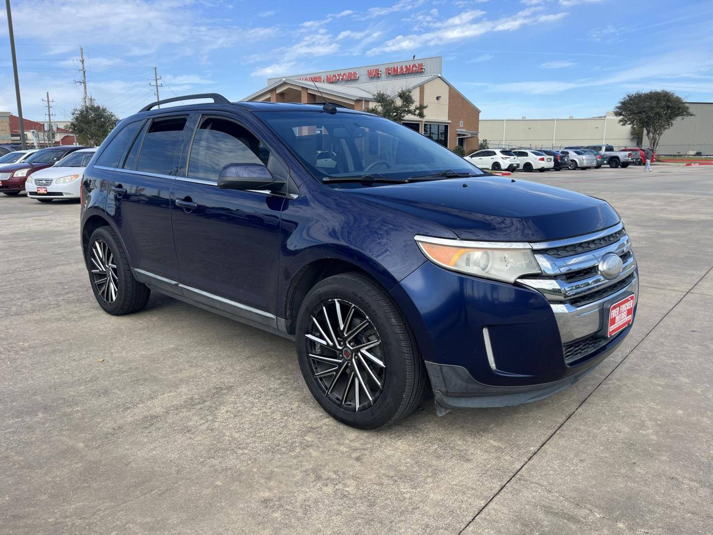 2011 blue Ford Edge Limited FWD (2FMDK3KC9BB) with an 3.5L V6 DOHC 24V engine, 6-Speed Automatic transmission, located at 14700 Tomball Parkway 249, Houston, TX, 77086, (281) 444-2200, 29.928619, -95.504074 - Photo#0