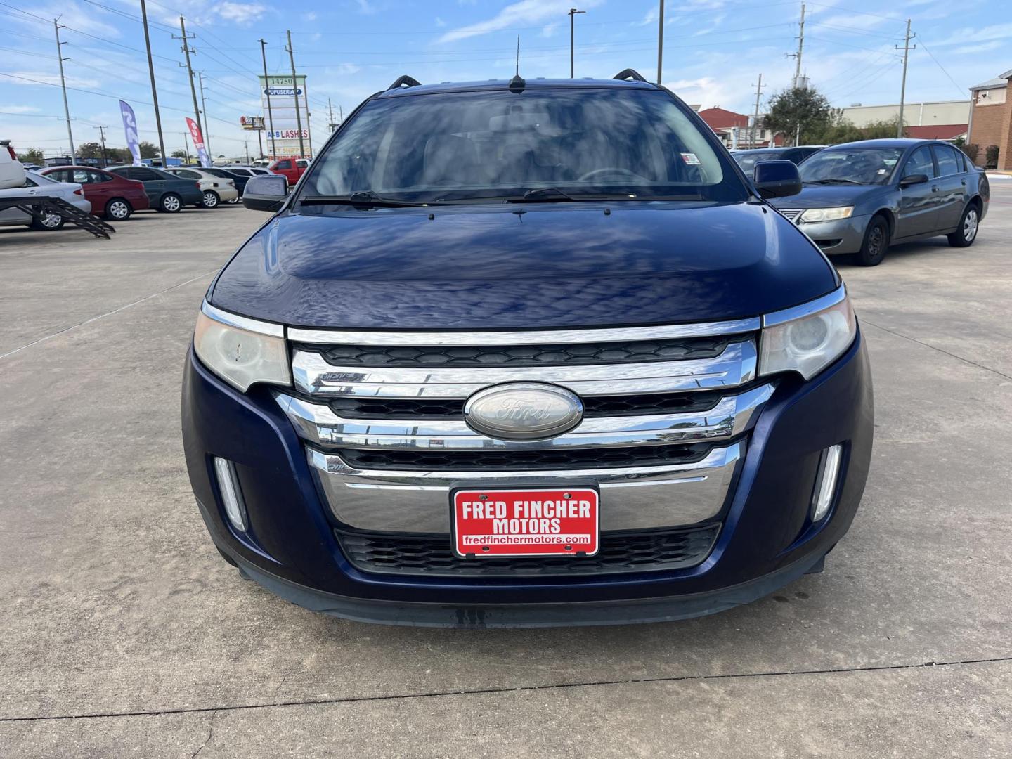 2011 blue Ford Edge Limited FWD (2FMDK3KC9BB) with an 3.5L V6 DOHC 24V engine, 6-Speed Automatic transmission, located at 14700 Tomball Parkway 249, Houston, TX, 77086, (281) 444-2200, 29.928619, -95.504074 - Photo#3