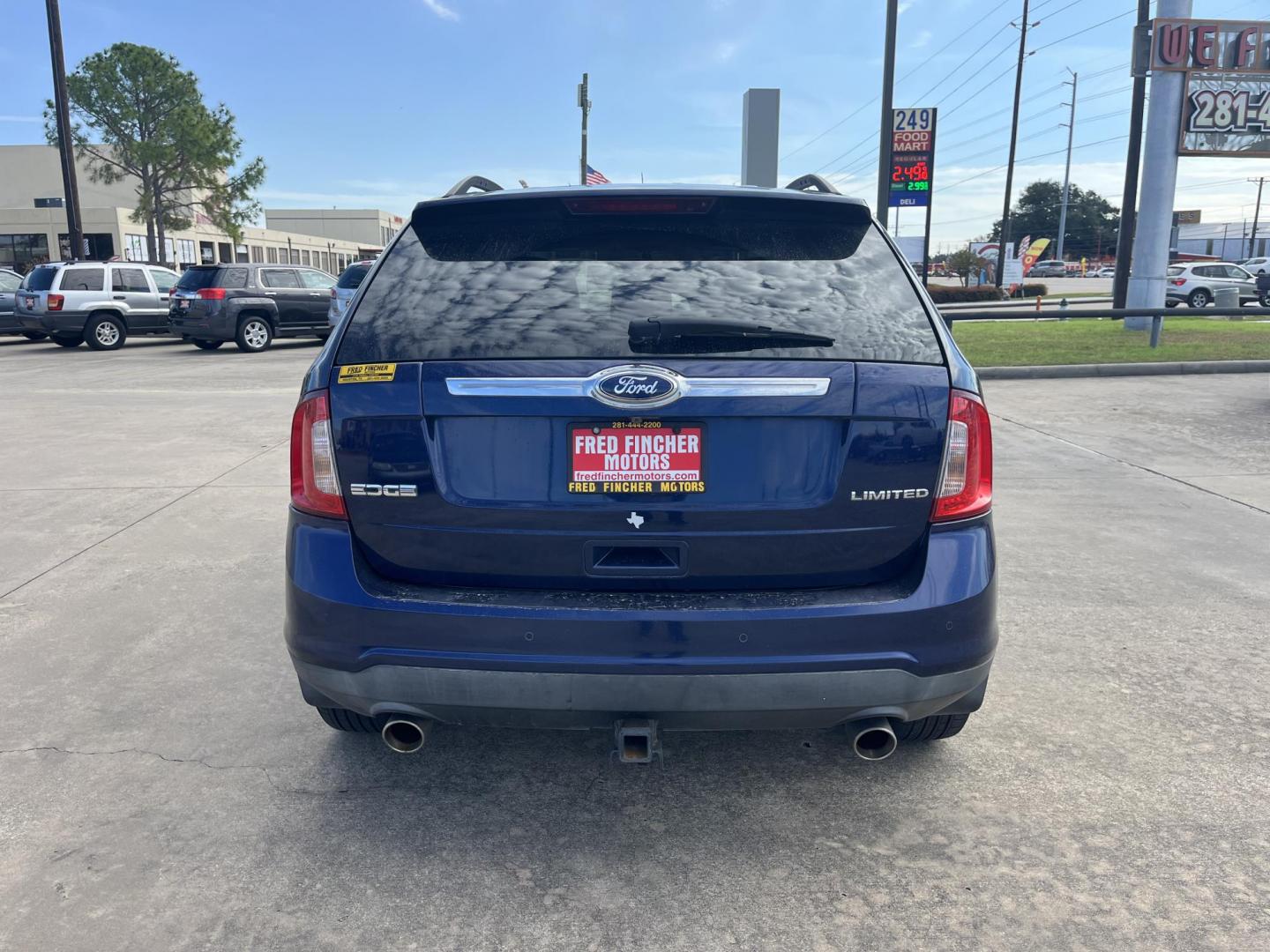 2011 blue Ford Edge Limited FWD (2FMDK3KC9BB) with an 3.5L V6 DOHC 24V engine, 6-Speed Automatic transmission, located at 14700 Tomball Parkway 249, Houston, TX, 77086, (281) 444-2200, 29.928619, -95.504074 - Photo#5