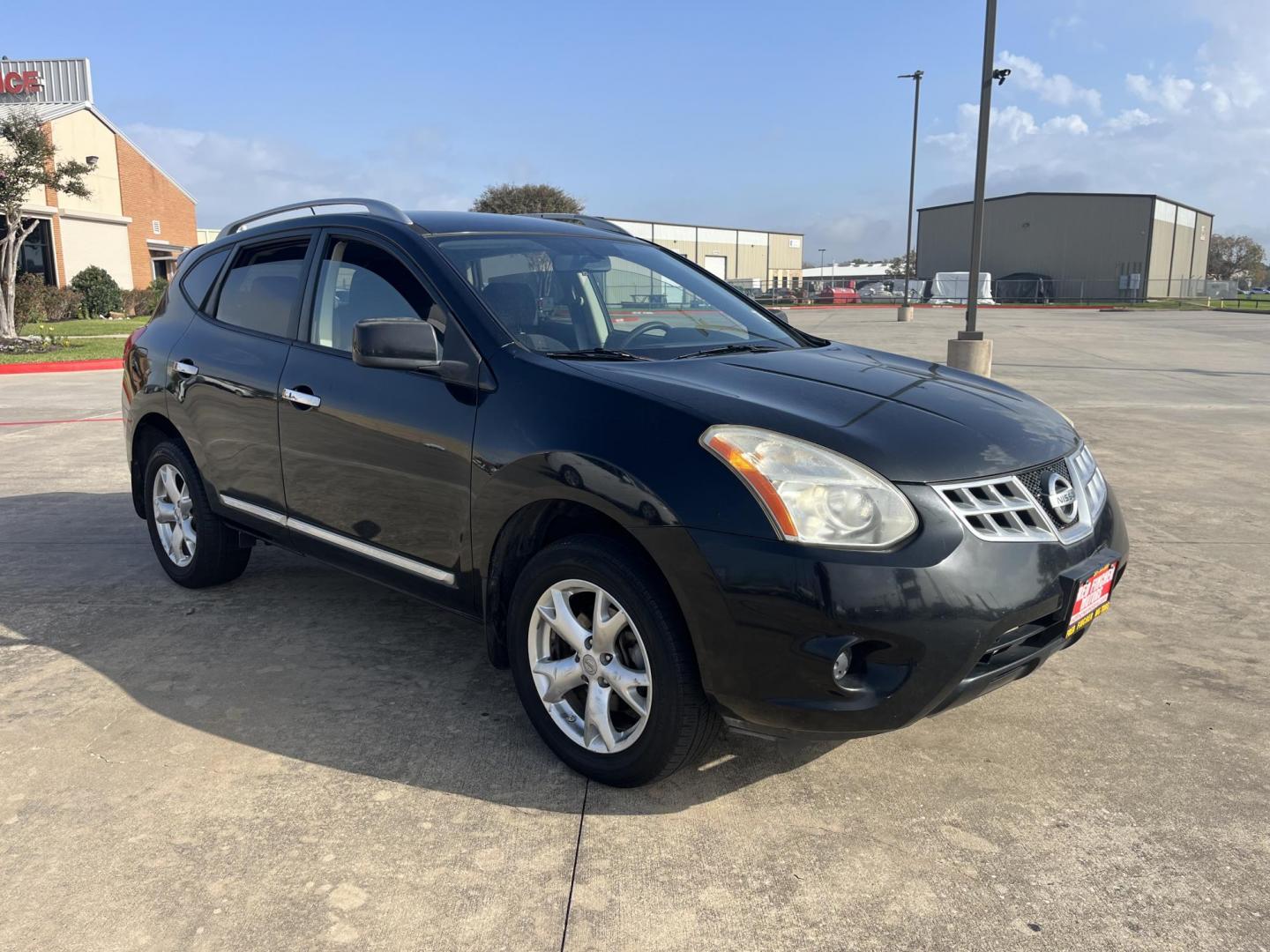 2011 black /black Nissan Rogue S 2WD (JN8AS5MT7BW) with an 2.5L L4 DOHC 16V engine, CVT transmission, located at 14700 Tomball Parkway 249, Houston, TX, 77086, (281) 444-2200, 29.928619, -95.504074 - Photo#0