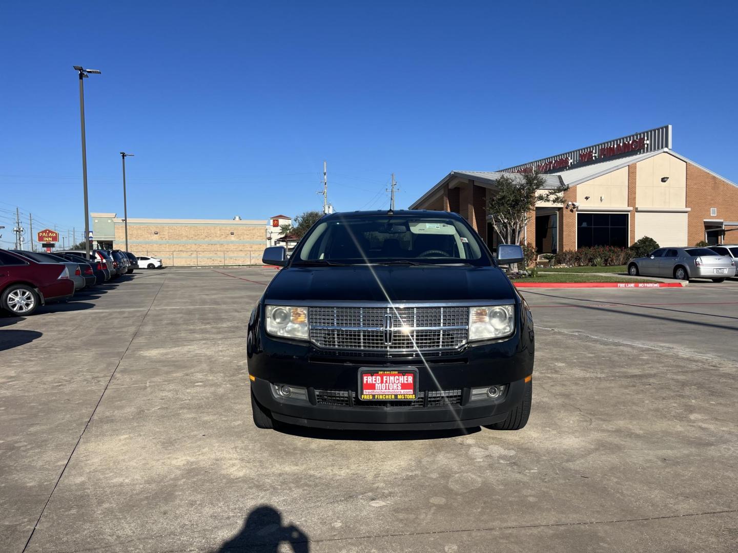 2010 Black /TAN Lincoln MKX FWD (2LMDJ6JC9AB) with an 3.5L V6 DOHC 24V engine, 6-Speed Automatic transmission, located at 14700 Tomball Parkway 249, Houston, TX, 77086, (281) 444-2200, 29.928619, -95.504074 - Photo#1