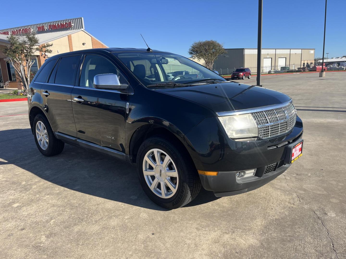 2010 Black /TAN Lincoln MKX FWD (2LMDJ6JC9AB) with an 3.5L V6 DOHC 24V engine, 6-Speed Automatic transmission, located at 14700 Tomball Parkway 249, Houston, TX, 77086, (281) 444-2200, 29.928619, -95.504074 - Photo#0