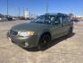 2006 green /gray Subaru Outback 2.5i Wagon (4S4BP61C967) with an 2.5L H4 SOHC 16V engine, 4-Speed Automatic Overdrive transmission, located at 14700 Tomball Parkway 249, Houston, TX, 77086, (281) 444-2200, 29.928619, -95.504074 - Photo#1