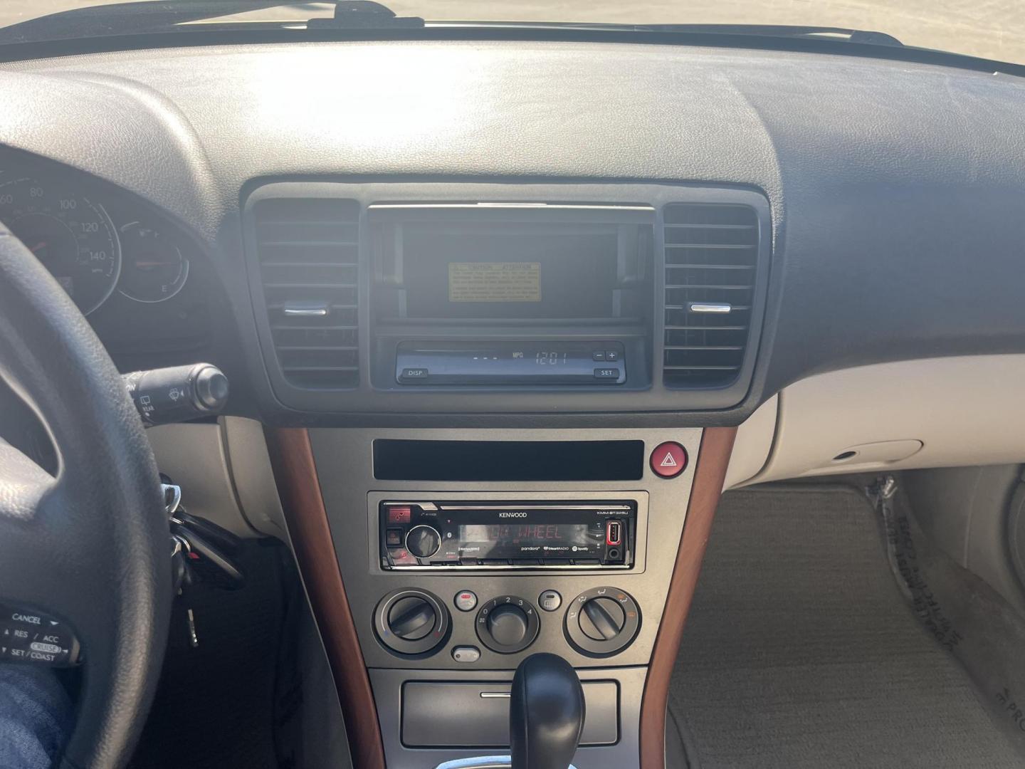 2006 green /gray Subaru Outback 2.5i Wagon (4S4BP61C967) with an 2.5L H4 SOHC 16V engine, 4-Speed Automatic Overdrive transmission, located at 14700 Tomball Parkway 249, Houston, TX, 77086, (281) 444-2200, 29.928619, -95.504074 - Photo#14