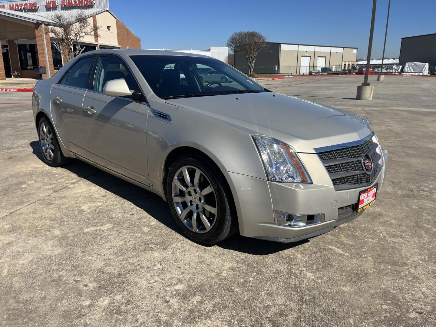 2009 GOLD /TAN Cadillac CTS 3.6L SIDI with Navigation (1G6DU57V390) with an 3.6L V6 DOHC 24V engine, 5-Speed Automatic transmission, located at 14700 Tomball Parkway 249, Houston, TX, 77086, (281) 444-2200, 29.928619, -95.504074 - Photo#0