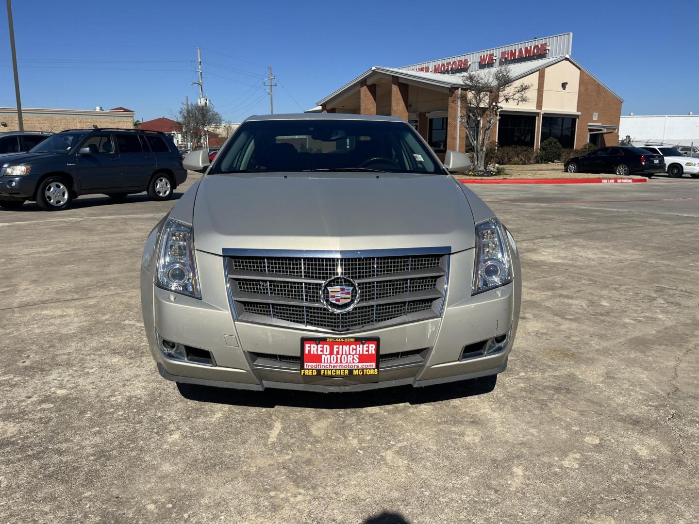 2009 GOLD /TAN Cadillac CTS 3.6L SIDI with Navigation (1G6DU57V390) with an 3.6L V6 DOHC 24V engine, 5-Speed Automatic transmission, located at 14700 Tomball Parkway 249, Houston, TX, 77086, (281) 444-2200, 29.928619, -95.504074 - Photo#1