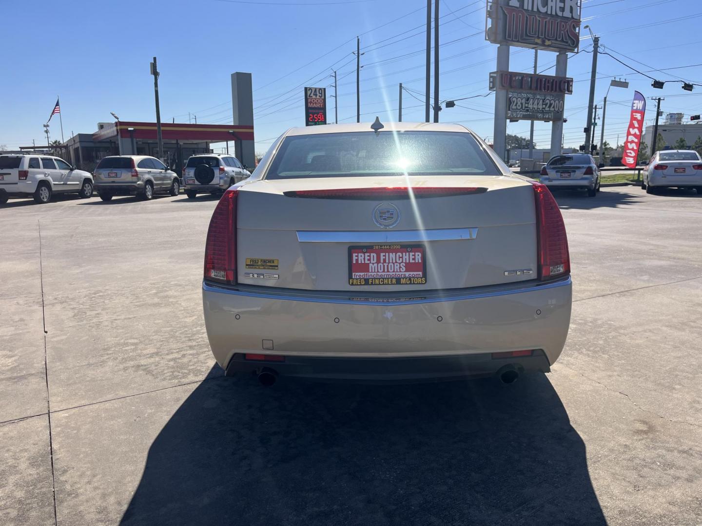 2009 GOLD /TAN Cadillac CTS 3.6L SIDI with Navigation (1G6DU57V390) with an 3.6L V6 DOHC 24V engine, 5-Speed Automatic transmission, located at 14700 Tomball Parkway 249, Houston, TX, 77086, (281) 444-2200, 29.928619, -95.504074 - Photo#4