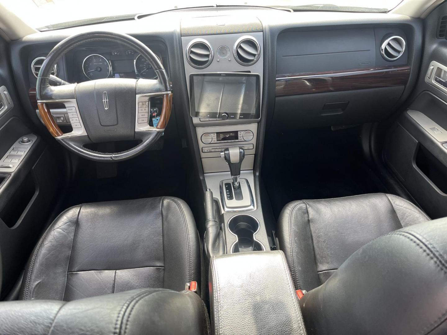 2007 black /black Lincoln MKZ FWD (3LNHM26T37R) with an 3.5L V6 DOHC 24V engine, 6-Speed Automatic Overdrive transmission, located at 14700 Tomball Parkway 249, Houston, TX, 77086, (281) 444-2200, 29.928619, -95.504074 - Photo#11