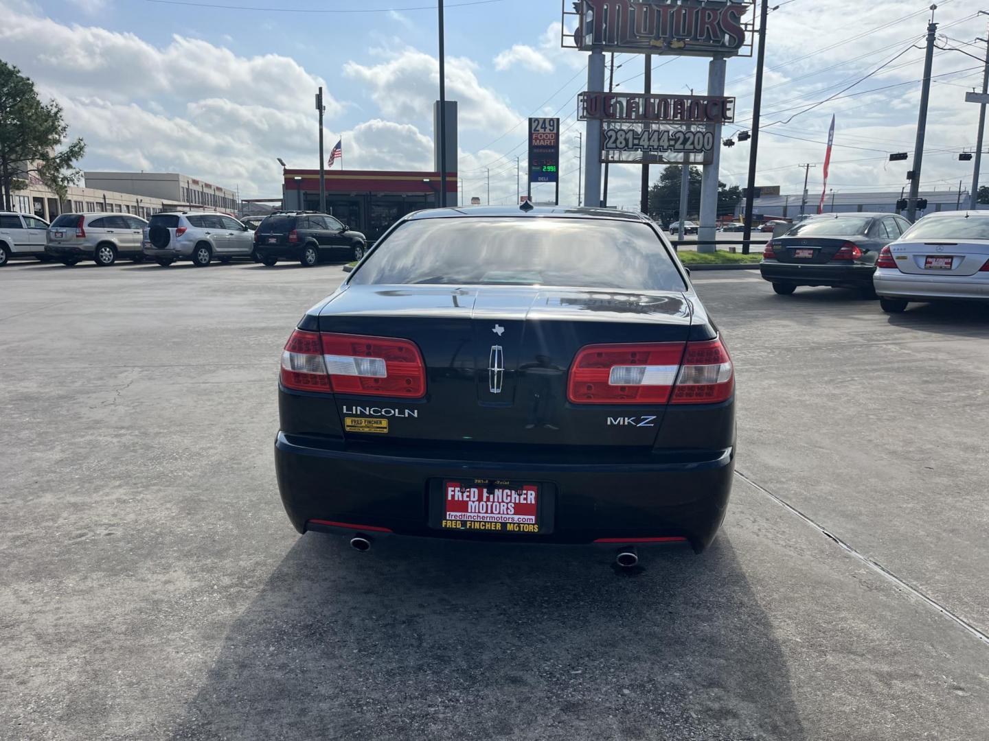 2007 black /black Lincoln MKZ FWD (3LNHM26T37R) with an 3.5L V6 DOHC 24V engine, 6-Speed Automatic Overdrive transmission, located at 14700 Tomball Parkway 249, Houston, TX, 77086, (281) 444-2200, 29.928619, -95.504074 - Photo#7