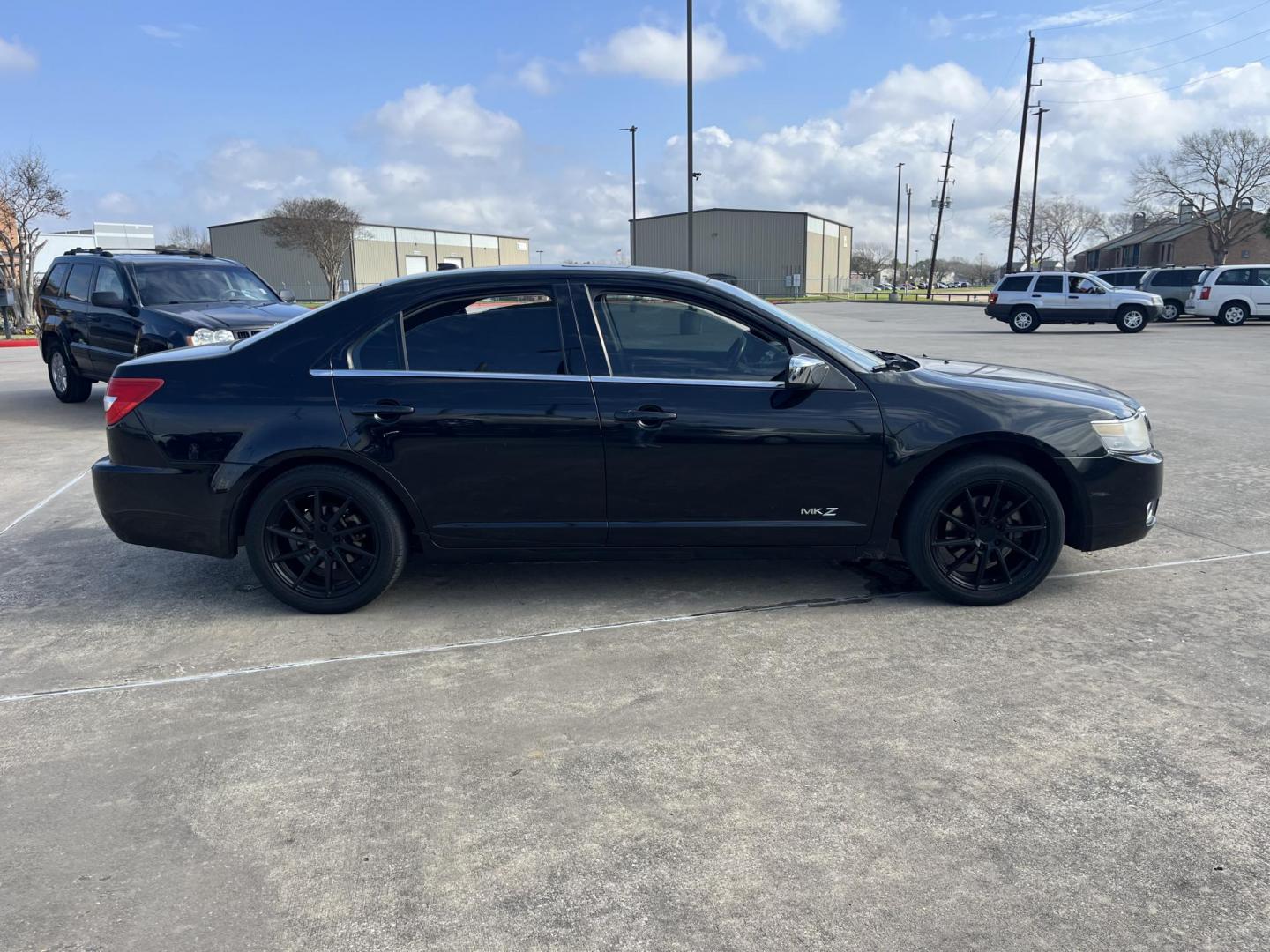 2007 black /black Lincoln MKZ FWD (3LNHM26T37R) with an 3.5L V6 DOHC 24V engine, 6-Speed Automatic Overdrive transmission, located at 14700 Tomball Parkway 249, Houston, TX, 77086, (281) 444-2200, 29.928619, -95.504074 - Photo#8