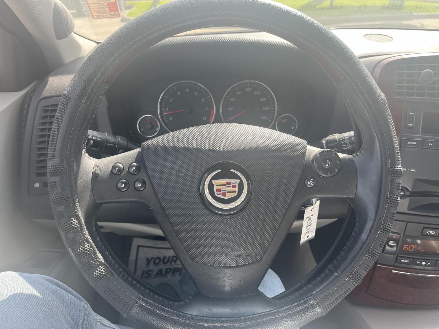 2007 SILVER /black Cadillac CTS 3.6L (1G6DP577570) with an 3.6L V6 DOHC 24V engine, Automatic Overdrive transmission, located at 14700 Tomball Parkway 249, Houston, TX, 77086, (281) 444-2200, 29.928619, -95.504074 - Photo#15