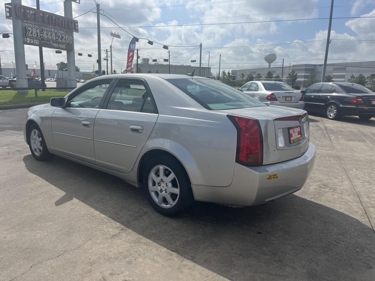 2007 SILVER /black Cadillac CTS 3.6L (1G6DP577570) with an 3.6L V6 DOHC 24V engine, Automatic Overdrive transmission, located at 14700 Tomball Parkway 249, Houston, TX, 77086, (281) 444-2200, 29.928619, -95.504074 - Photo#4