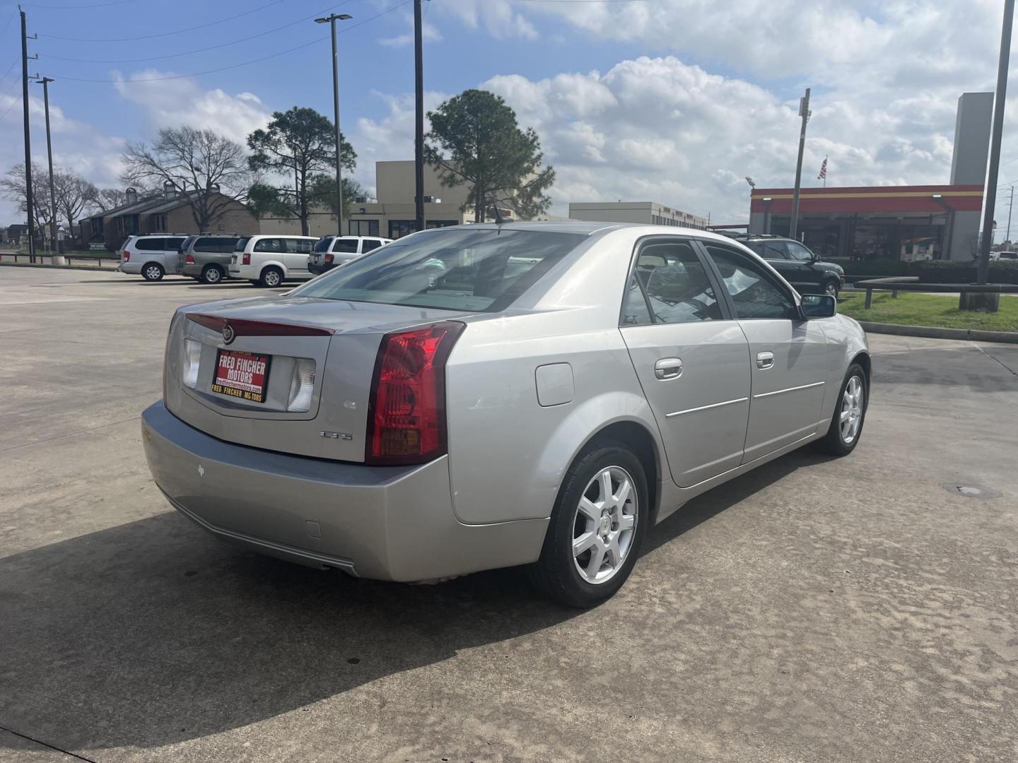 2007 SILVER /black Cadillac CTS 3.6L (1G6DP577570) with an 3.6L V6 DOHC 24V engine, Automatic Overdrive transmission, located at 14700 Tomball Parkway 249, Houston, TX, 77086, (281) 444-2200, 29.928619, -95.504074 - Photo#8